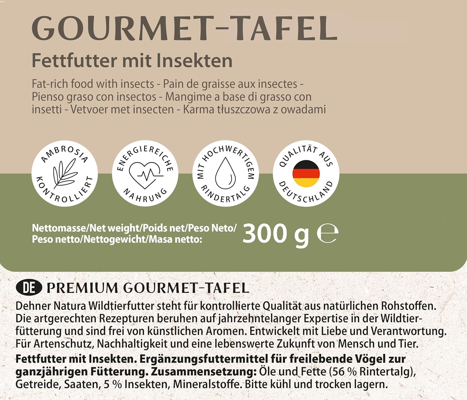 Megapakkumine - 12 Putukarasvaga Premium söödakooki 3,6kg- LAOS OLEMAS!