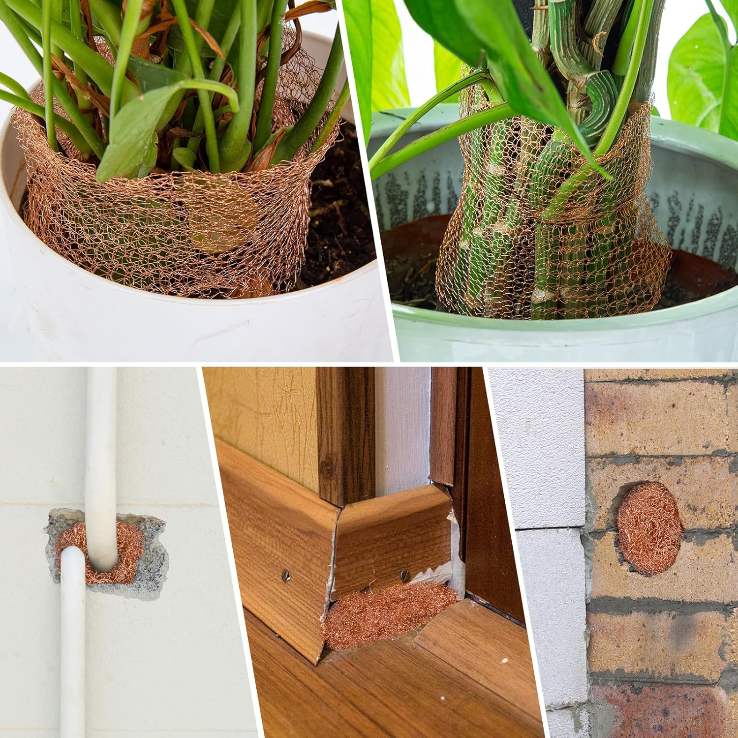 Kahekihiline vasest võrksukk nälkjate ja tigude vastu 127mm x 6m