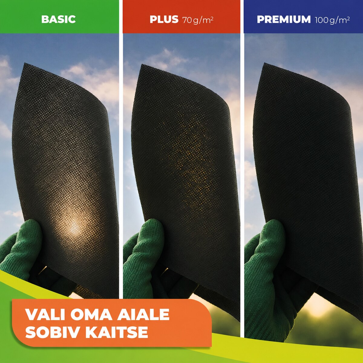 Multšikangas Premium 100 g/m², 1,6 × 5 m
