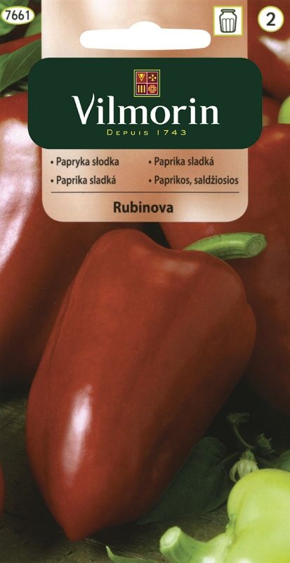 Paprika seemned_vilmorin_Rubinova_5907617303232