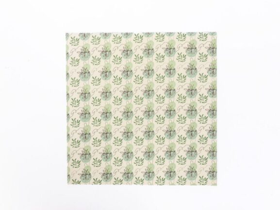 Vahapaber_Beeswax wrap - 34x34 green 1pc