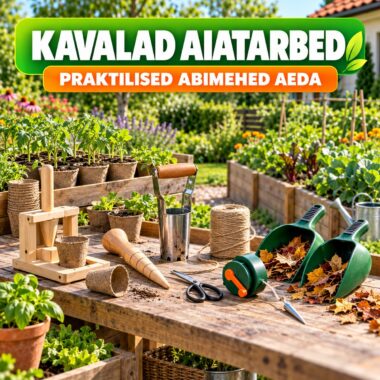 Praktilised aiatarbed ja kavalad abimehed istutamiseks ning aia korrastamiseks